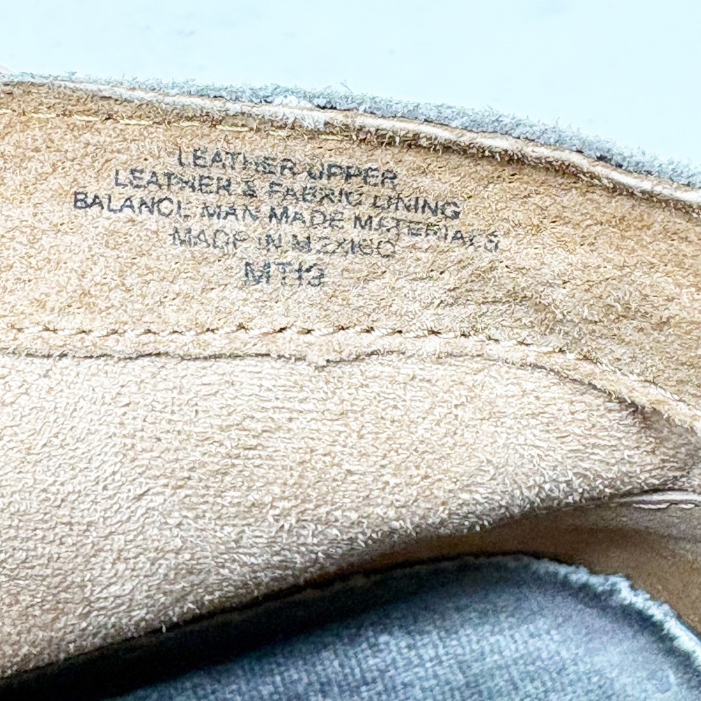 Born Mens Gray Suede Braided Leather Chukka Desert Boots Size 8/39 - Picture 11 of 15
